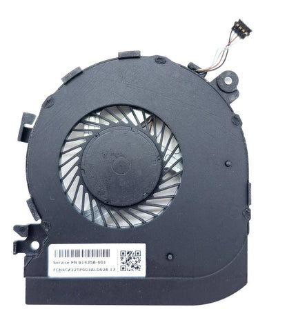 New Replacement Laptop Right Side CPU Processor Cooling Fan for HP Spectre x360 15-BL TPN-Q179 914358-001 0FJ380000H DC5V
