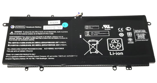 New Genuine Laptop Battery for HP Chromebook 14-Q 14-Q000 Series A2304XL A2304051XL HSTNN-LB5R 738392-005 738075-421 Original Battery Pack 17.5V 51Wh 6750mAh