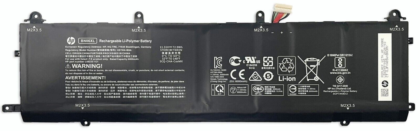 HP Battery Pack for Spectre x360 15-EB 15T-EB - BN06XL BN06 BN06072XL