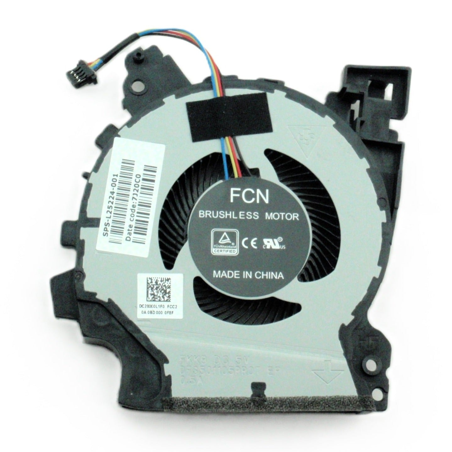New Laptop CPU Cooling Fan for HP ZBook 15V G5 15VG5 DFS501105PR0T-FKKB L25224-001 DC5V
