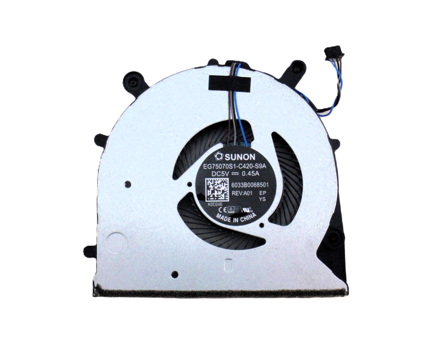 New Laptop CPU Cooling Fan for HP ProBook 650 G4 G5 650G4 650G5 6033B0058901 6033B0060801 6033B0068401 6033B0068501 EG75070S1-C240-S9A EG75070S1-C420-S9A NS85C00-17E02 NS85C00-18H19 L58715-001 L09584-001 DC5V