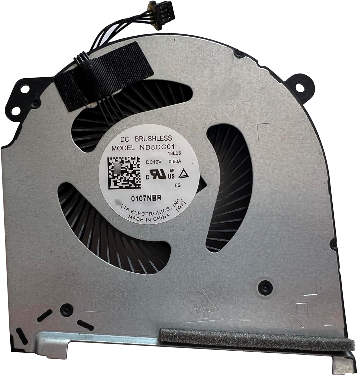 New Laptop GPU Cooling Fan for HP Omen 15-DH 15T-DH TPN-C143 L64443-001-GPU L57329-001 L57330-001 L64444-001 L64445-001 ND8CC01-18L05 ND8CC01-18L07 Graphics VGA Video Cooling Fan DC12V