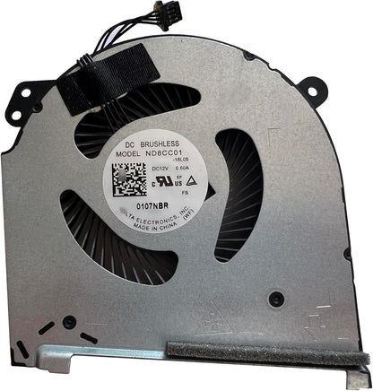 New Laptop GPU Cooling Fan for HP Omen 15-DH 15T-DH TPN-C143 L64443-001-GPU L57329-001 L57330-001 L64444-001 L64445-001 ND8CC01-18L05 ND8CC01-18L07 Graphics VGA Video Cooling Fan DC12V