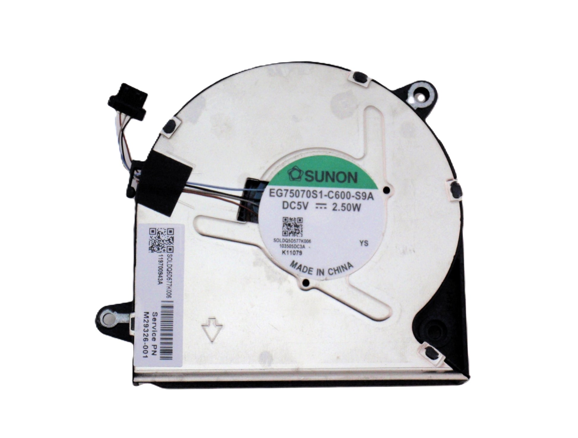 New Laptop CPU Cooling Fan for HP ZBook Power G7 G8 Mobile Workstation EG75070S1-C600-S9A BN7008S5H-A00P M21849-001 M28957-001 M29326-001 DC5V