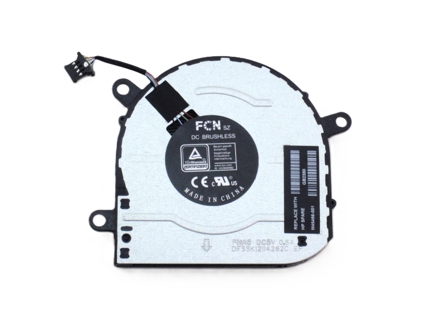 New Laptop GPU Cooling Fan for HP Envy x360 Convertible 15-ES 15-EU 15M-ES 15M-EU TPN-W149 TPN-W150 EG50040S1-1C410-S9A 023.100M4.0001 023.100Q4.0001 DFS5K12114262C FNA5 M45466-001 GPU Graphics VGA Cooling Fan DC5V