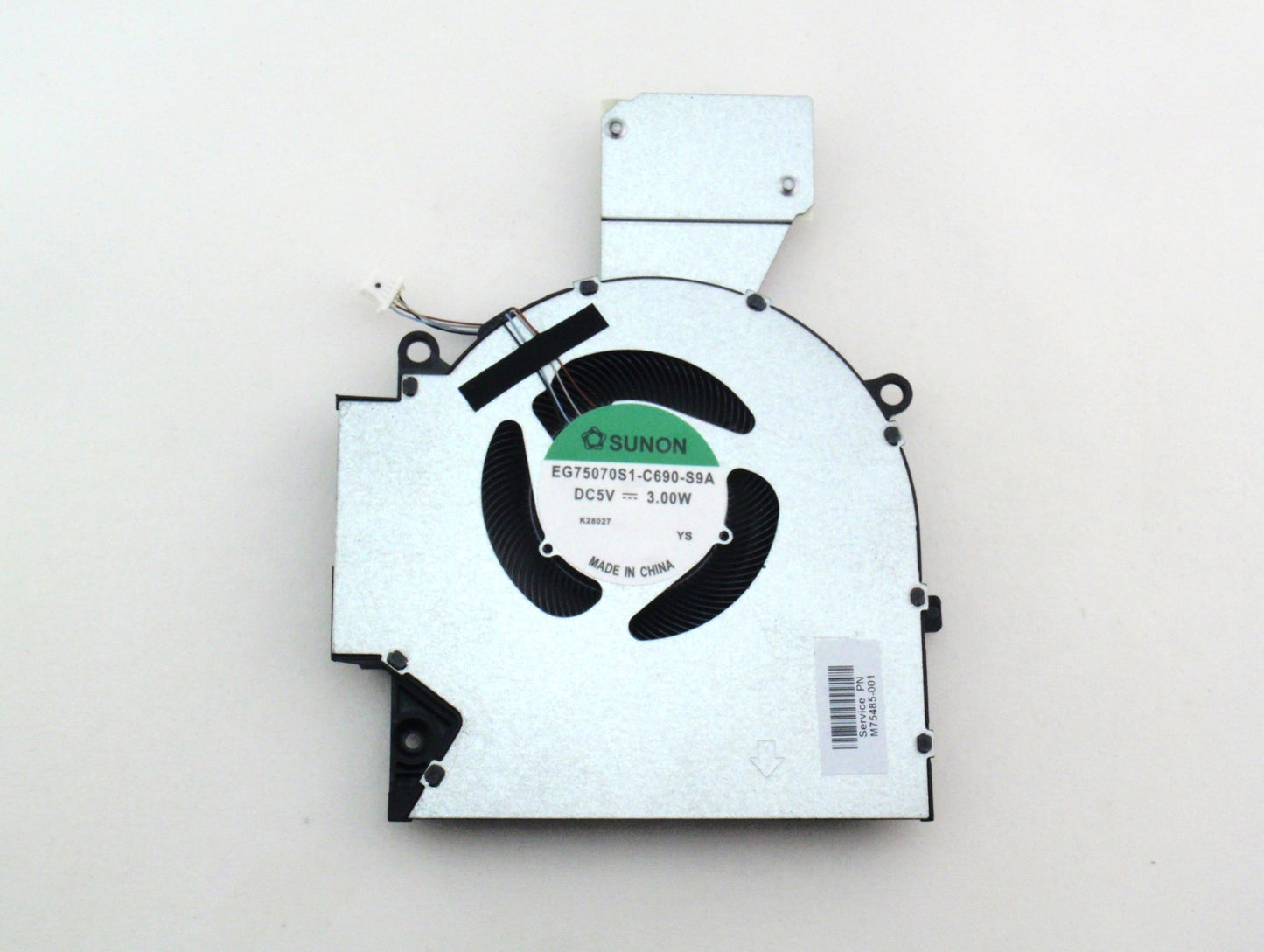 HP Laptop GPU Cooling Fan for Omen 16-B 16-C 16T-B 16T-C M57160-001 EG75070S1-C690-S9A NS75C06-20K24 M75485-001 M75486-001 New GPU Graphics VGA Cooling Fan New