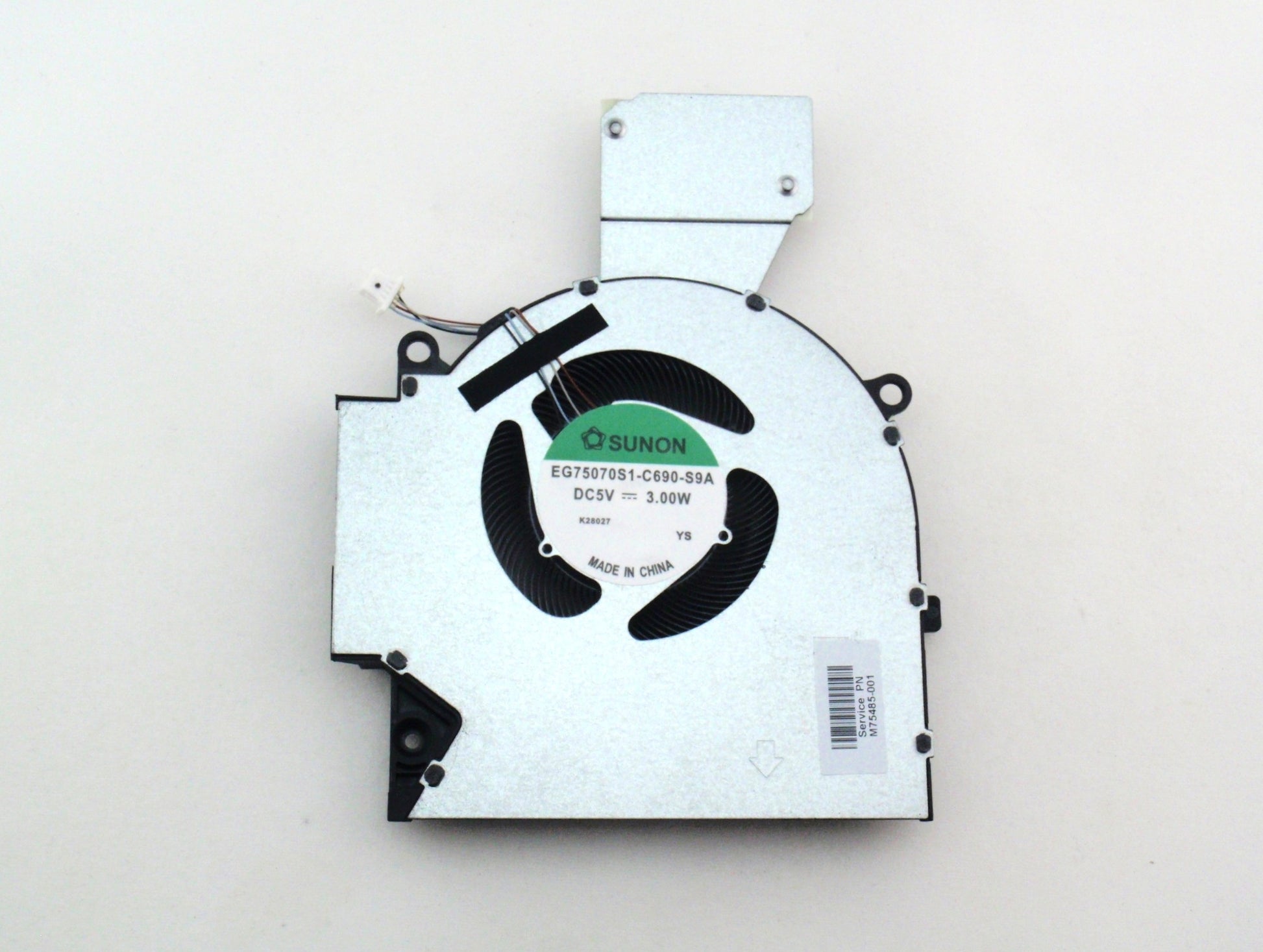 HP Laptop GPU Cooling Fan for Omen 16-B 16-C 16T-B 16T-C M57160-001 EG75070S1-C690-S9A NS75C06-20K24 M75485-001 M75486-001 New GPU Graphics VGA Cooling Fan New