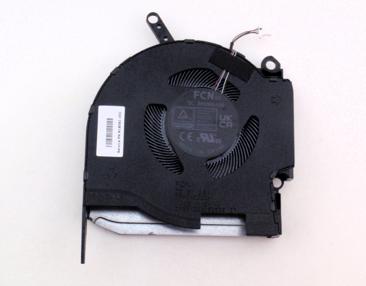 New Laptop GPU Cooling Fan for HP Omen 15-K 15-N Gaming N18091-001 N14086-001 NS75C06-21J22 DFS5K223052839 0FPKK0000H N18089-001 GPU Graphics VGA Video Cooling Fan DC5V (Not 12V) RTX3050/RTX3050ti GPU Only
