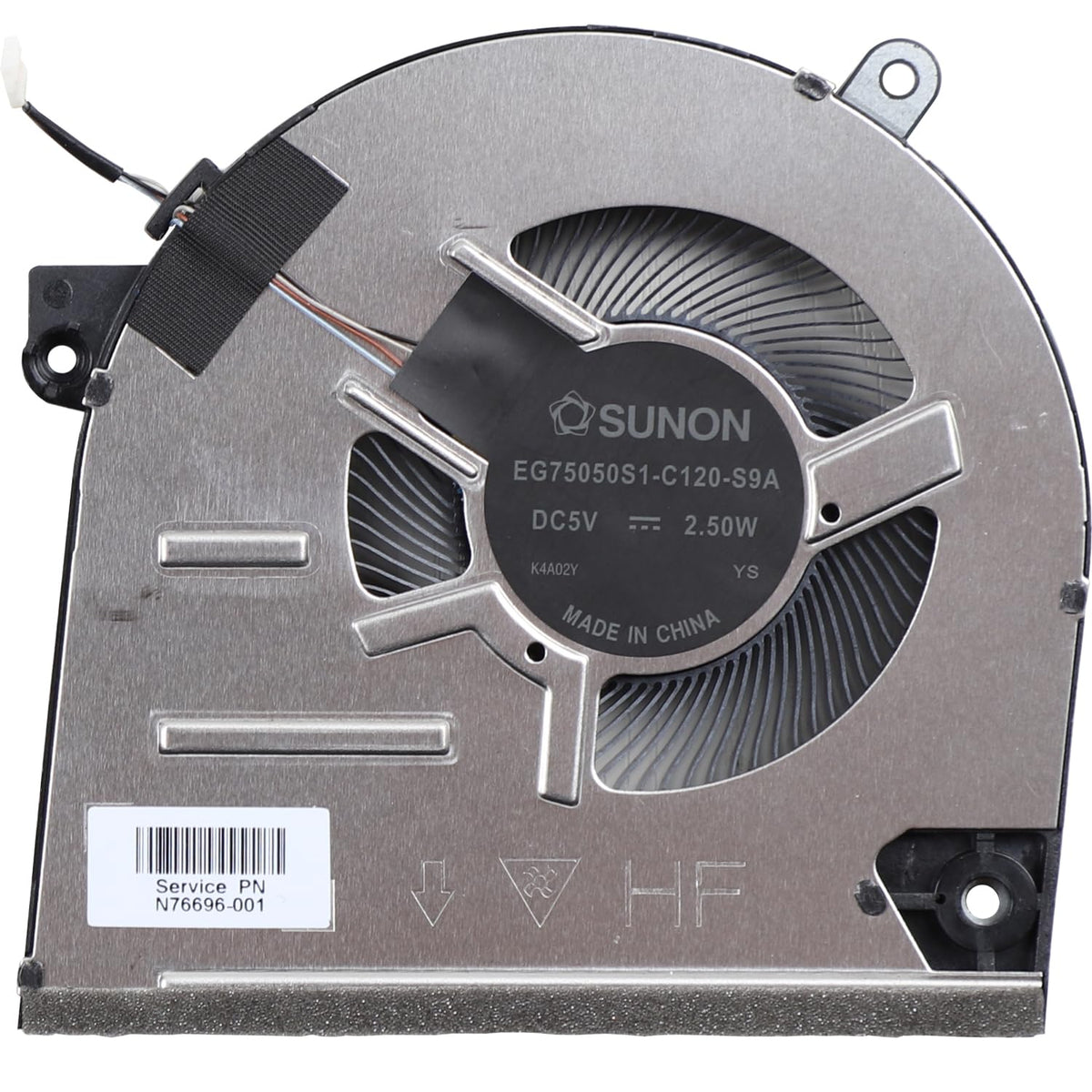 New Replacement Laptop Cooling Fan for HP Spectre x360 16-AA 16-AA000 Series 2-in-1 Herbie N76696-001 EG75950S1-C120-S9A N66399-001 DC5V