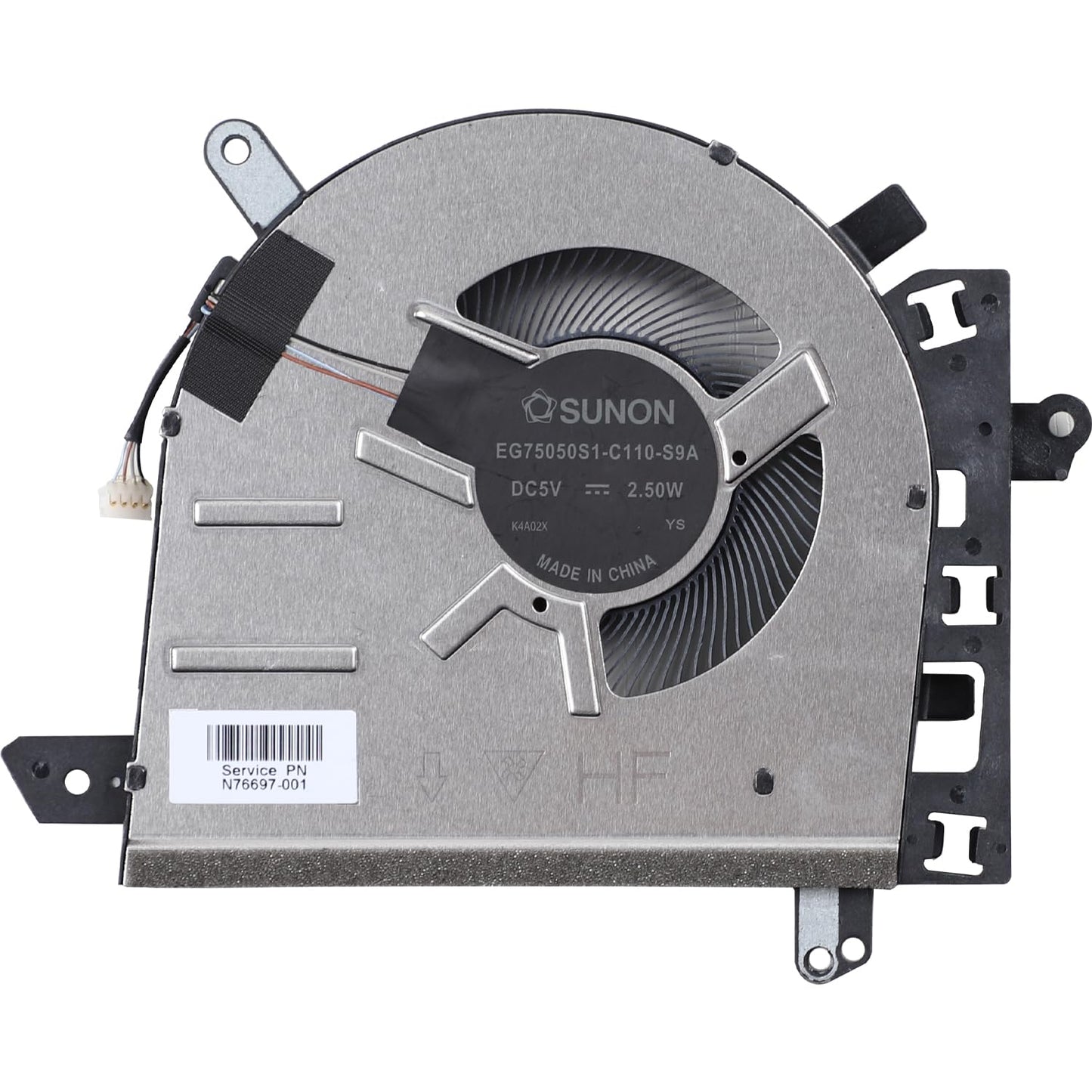 New Replacement Laptop Cooling Fan for HP Spectre x360 16-AA 16-AA000 Series 2-in-1 Herbie N76697-001 EG75950S1-C110-S9A N66399-001 DC5V
