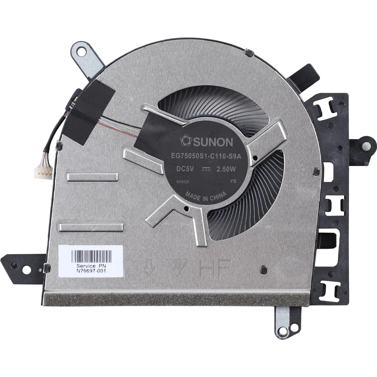 New Replacement Laptop Cooling Fan for HP Spectre x360 16-AA 16-AA000 Series 2-in-1 Herbie N76697-001 EG75950S1-C110-S9A N66399-001 DC5V