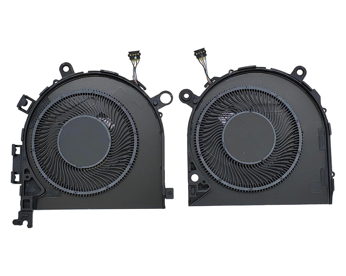 New Replacement Laptop CPU Processor and GPU Graphics Cooling Fans for HP Spectre x360 14-EU 2-in-1 TPN-Q292 N76780-001-FANS ND75C0K-22L07 ND75C0L-22L08 DC5V