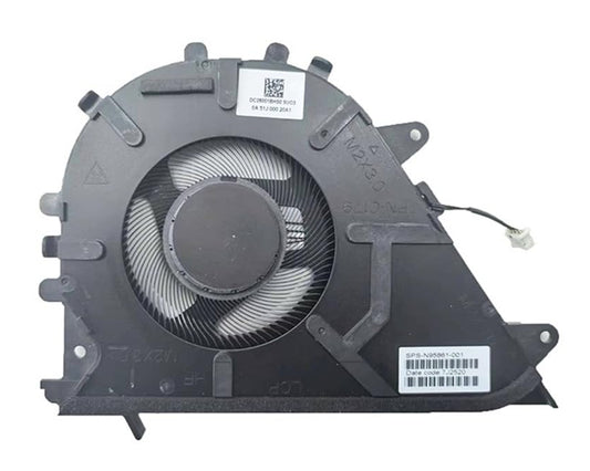 New Laptop CPU Cooling Fan for HP OmniBook 7 Aero 13-BG 13-BG1000 Series 16-AP Pavilion Aero 13-BG 13-BG0000 Series N95861-001 EG50050S1-CQ71-S9A TPN-C179 15W