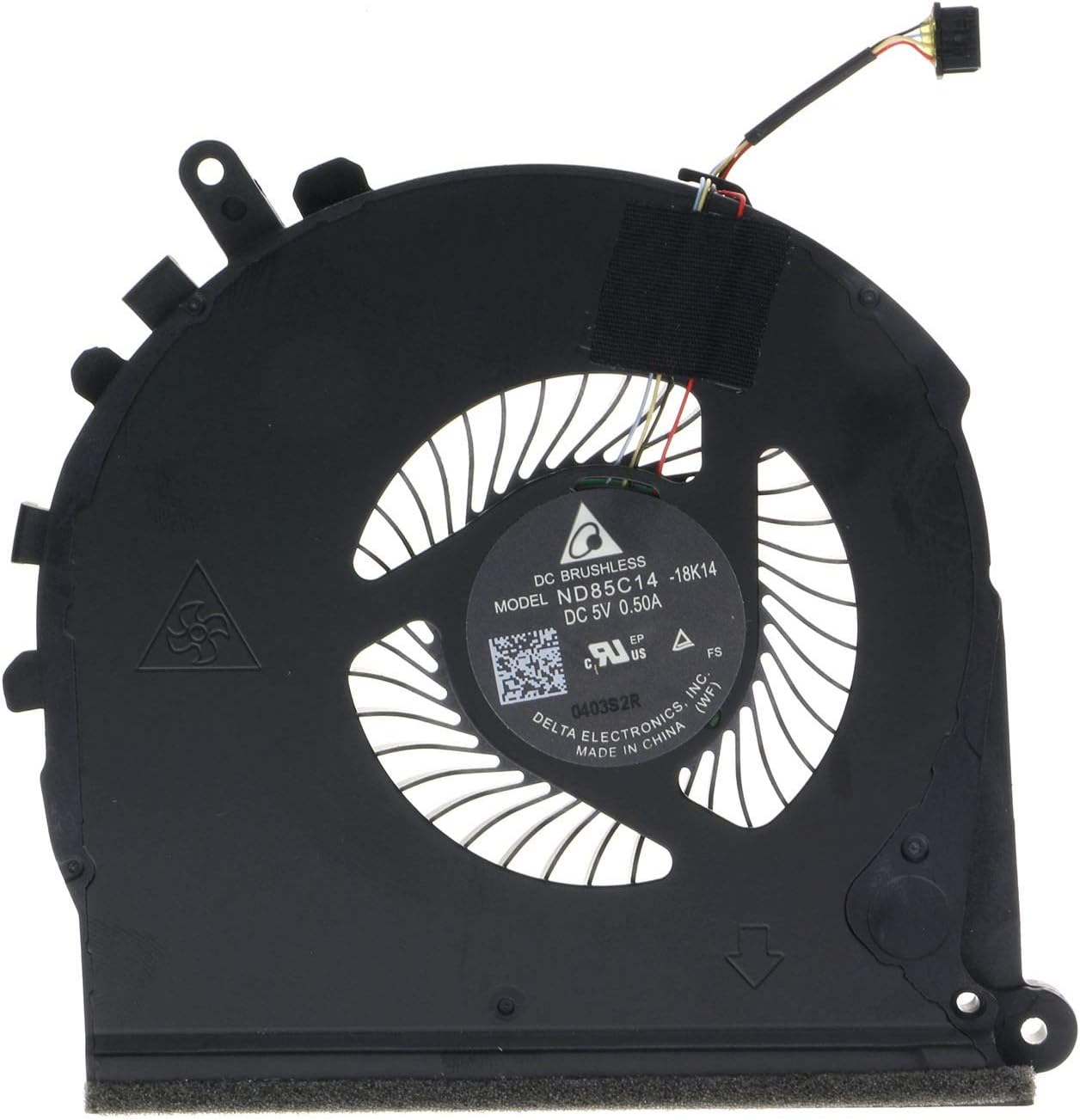 New Laptop CPU Cooling Fan for HP Pavilion Gaming 17-CD TPN-C142 ND85C14-18K14 L56873-001 CPU Processor Cooling Fan DC5V
