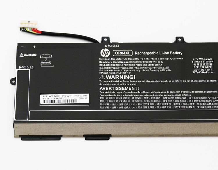 HP Battery Pack for EliteBook x360 830 G5 G6 OR04XL OR04053XL Genuine