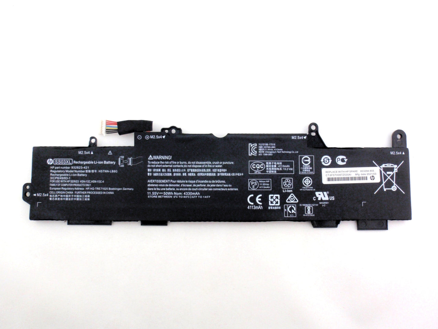 HP Battery for EliteBook 735 745 830 840 G6 Zbook 14u G5 G6 SS03XL New