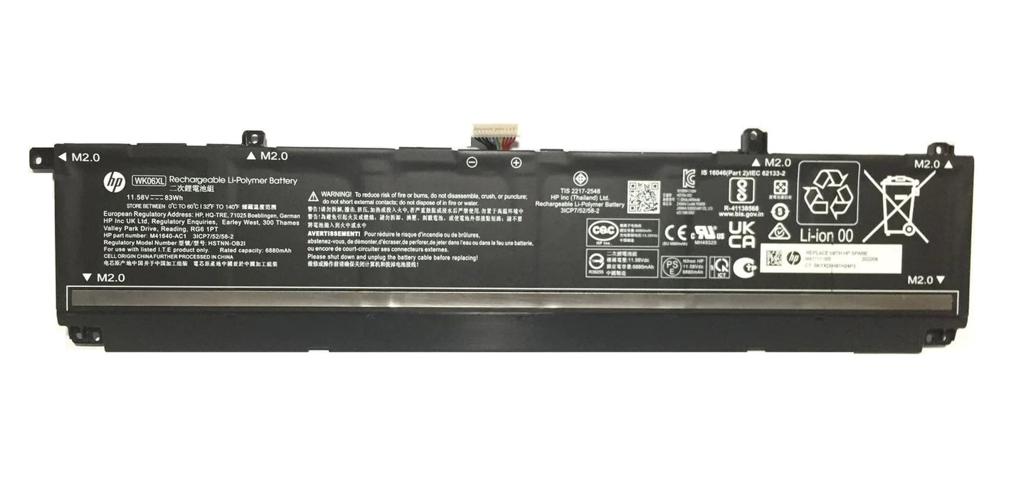 HP Battery Omen 16-K 16-N 16-WD 16-WF 16-XD 16-XF 17-CK 17-CP WK06XL