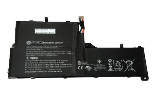 New Genuine Laptop Battery for HP Pavilion 13-P 13-P100 Series Split 13-M 13T-M X2 13-M000 13-M100 13-M200 Series WO03XL 725606-001 725496-1B1 725496-271 HSTNN-DB5I HSTNN-IB5I TPN-Q133 Original Battery Pack 11.1V 33Wh 2950mAh