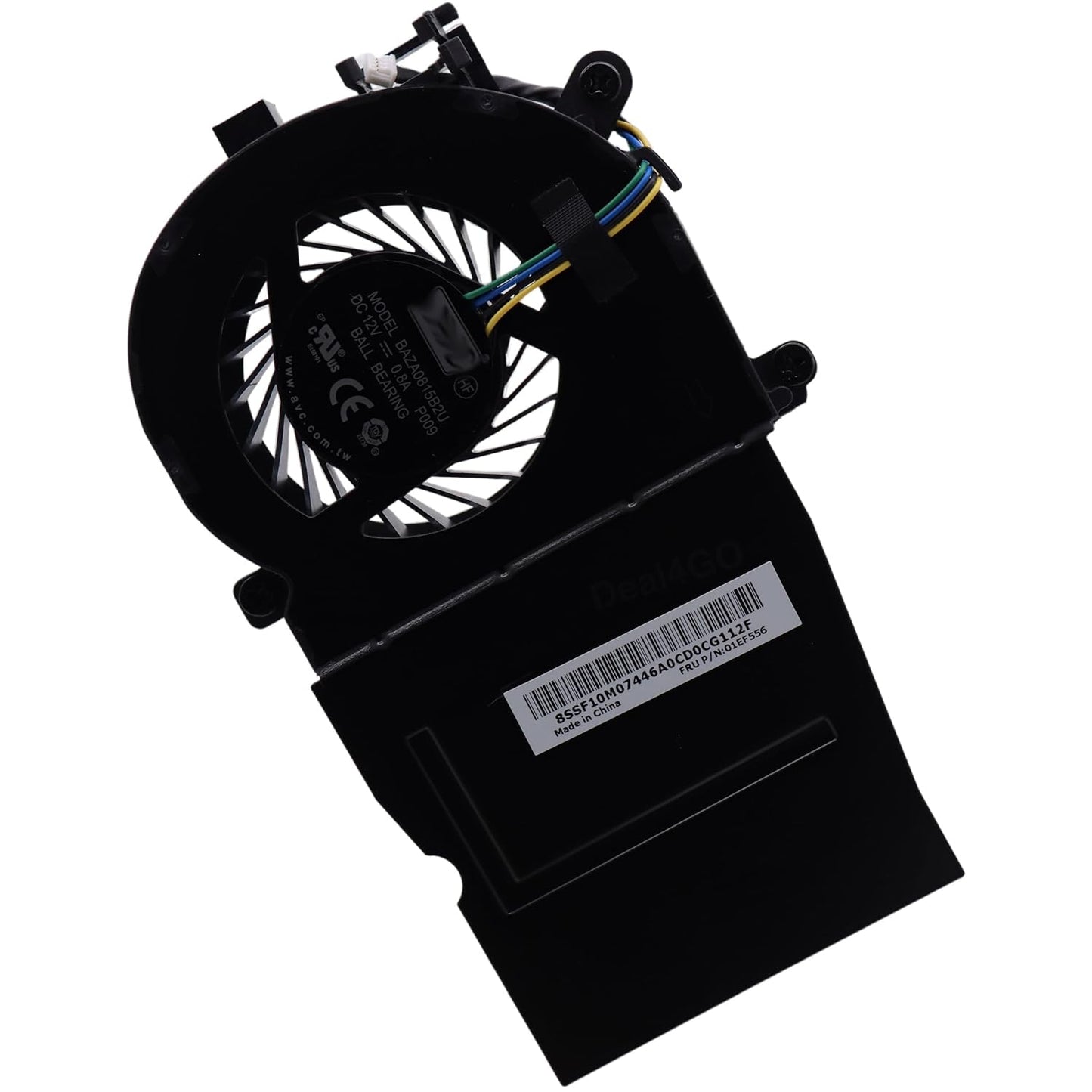 Lenovo CPU Cooling Fan for ThinkCentre M710q M910q M910X Desktop Computer 01EF556 01EF553 01EF554 BAZA0815B2U-P009 EF90151BX-C01C-S9A New DC12V