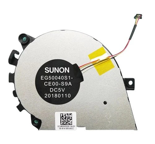 New Laptop CPU Processor Cooling Fan for Lenovo IdeaPad 530S-14ARR 81H1 530S-14IKB 81EU 530S-15IKB 81EV Xiaoxin Air14 Air15 Pro15 5F10R11878-CPU EG50040S1-CE00-S9A BAZA0505R5H-Y003 DC5V for Discrete Graphics