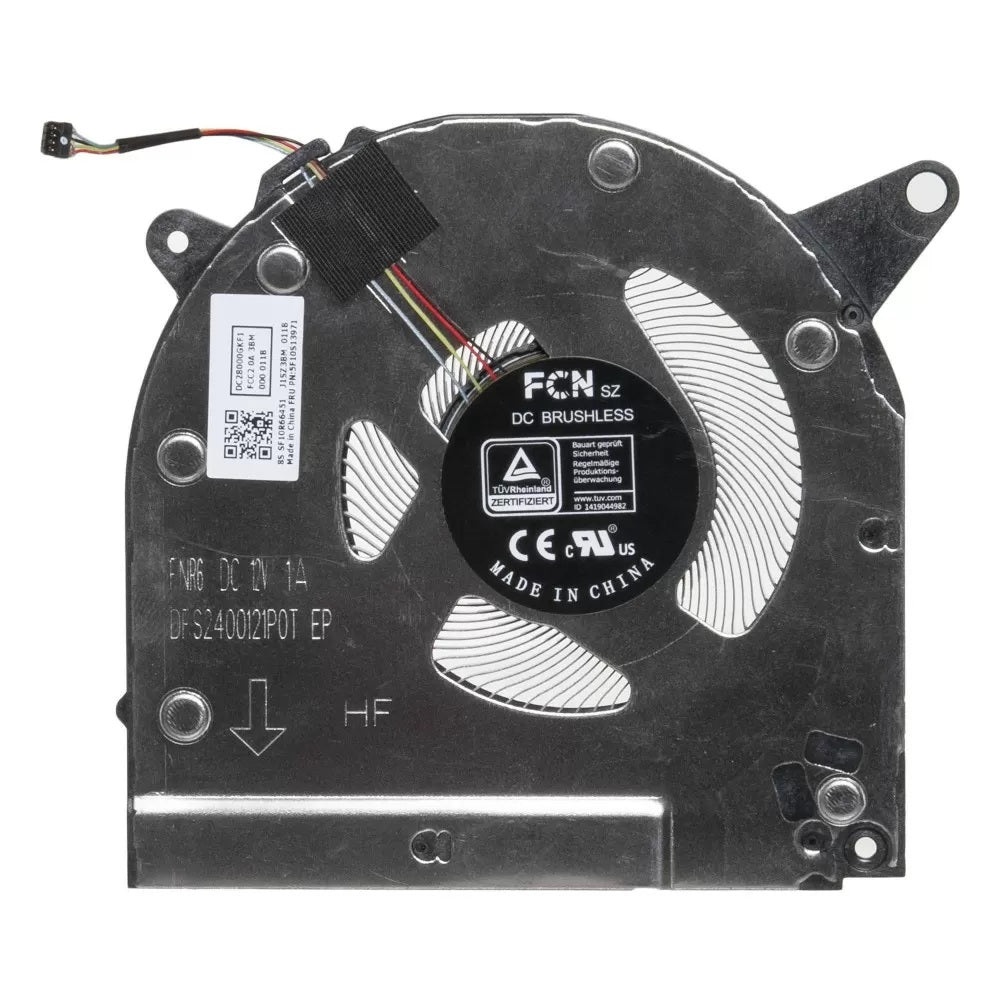 Lenovo Laptop GPU Cooling Fan for Legion S7-15ACH6 82K8 Legion Slim 7 15ACH6 Gen 6 G6 2021 R9000X Y9000X 2021 5F10S13971 5F10S13971 5F10S13972 DFS2400121P0T FNR6 New Graphics VGA Video Cooling Fan DC12V Year 2021 Only