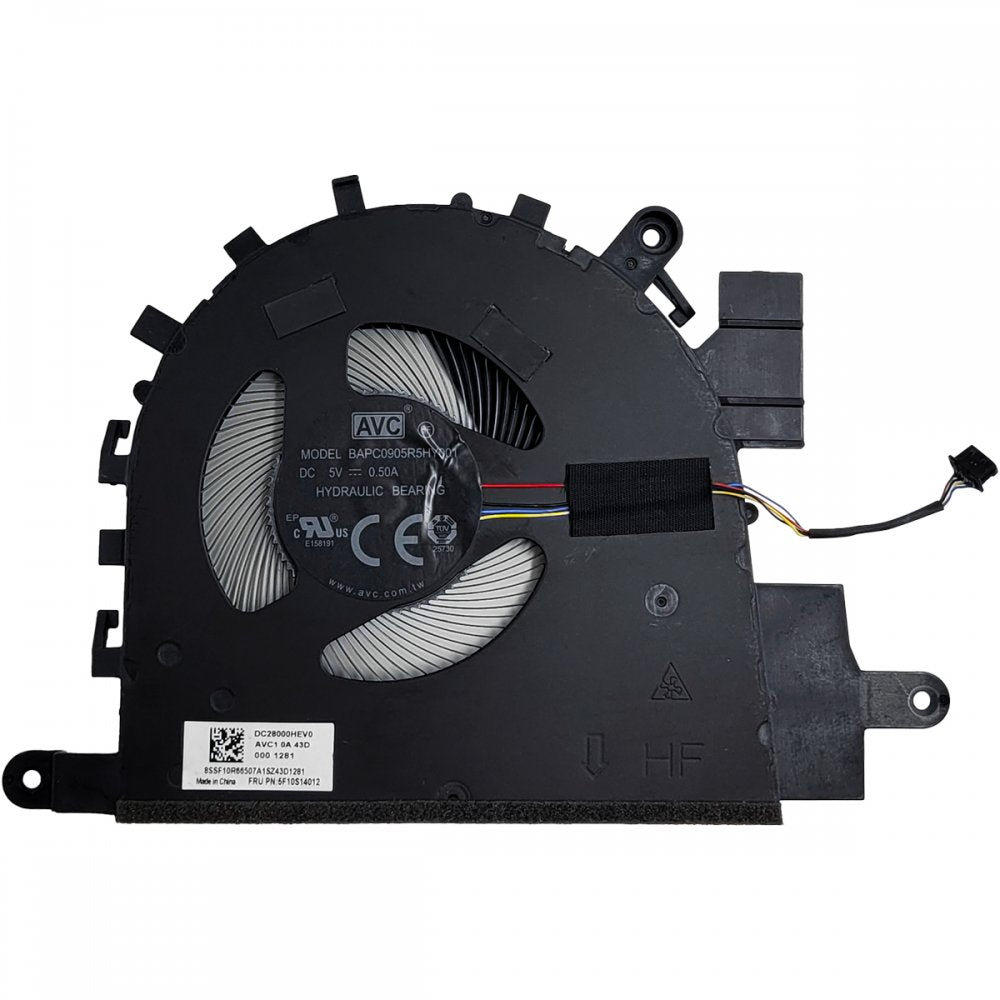 Lenovo Laptop CPU Cooling Fan for IdeaPad 1 15ALC7 15IAU7 15IRU7 5F10S14012 5F10S14013 DC28000HEF0 DFS5K12B159A1L FP6Q FCC2 New DC5V