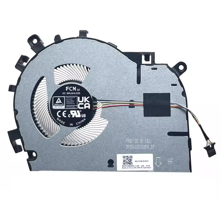 Lenovo Laptop GPU Cooling Fan for ThinkBook 16 Gen 4+ G4+ ARA 21D1 IAP 21CY 5F10S14027 5F10S14026 DFS5M325063B1R FPGY BA507ASNNF2100TN НQ23300364007 НQ23300363007 New GPU Graphics VGA Video Cooling Fan DC5V