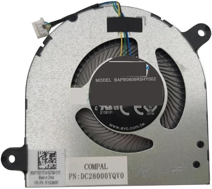 Lenovo Laptop CPU Cooling Fan 5F10U94097 DC28000YQV0 BAPB0606R5H-Y002