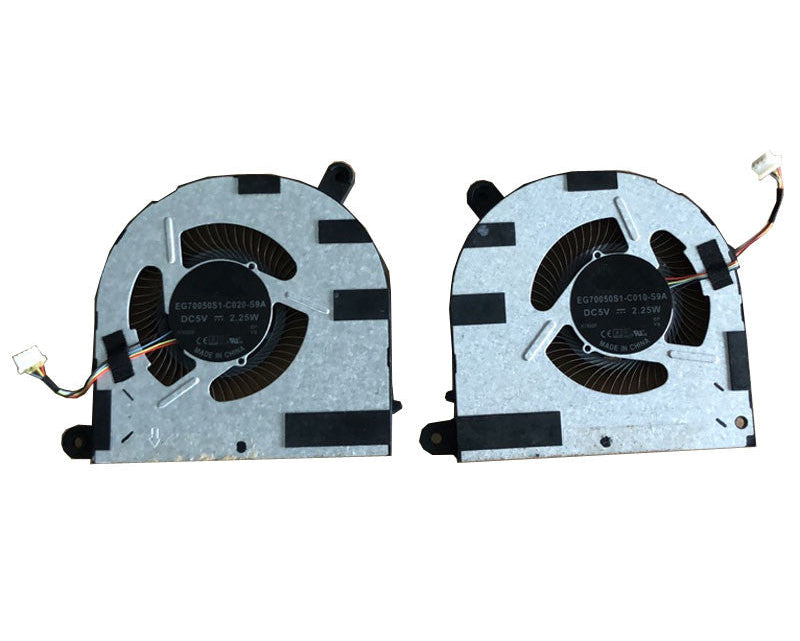 New Laptop CPU GPU Cooling Fans for Lenovo Yoga 720-15IKB 80X7 Yangtian V730-15 5H40N67861 5H40N67914 EG70050S1-C010-S9A EG70050S1-C020-S9A DC5V for Discrete Graphics Only