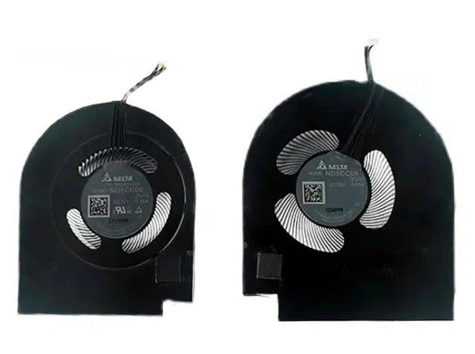 New Laptop CPU and GPU Cooling Fans for Lenovo ThinkPad P16 Gen 2 G2 5H41B77376 CPU Processor and GPU Graphics Cooling Fans