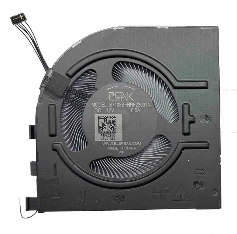 New Laptop CPU Processor Cooling Fan for Lenovo ThinkPad P1 Gen 7 G7 21KV 21KW 5H41N50918 5H41N50919 5H41N50920 5H41N50921 5H41N50922 5H41N50923 B7108BFHNF2300TN DC12V