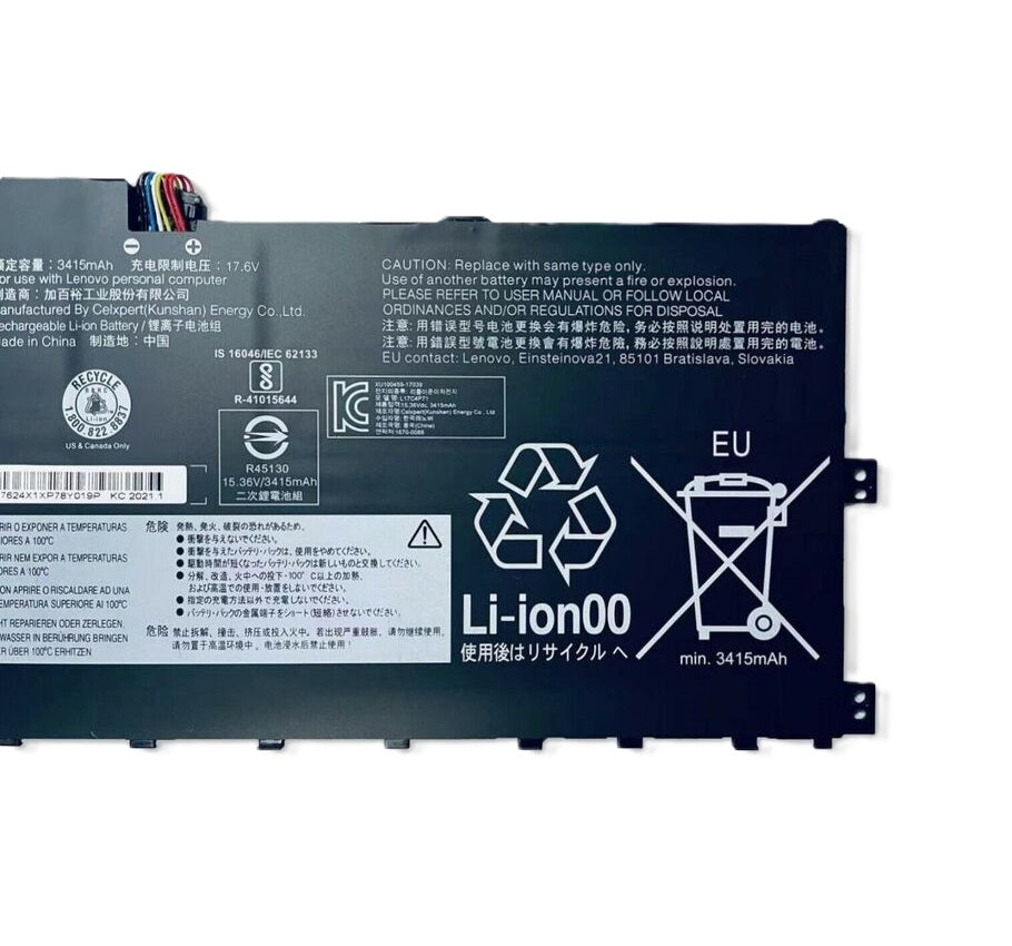 Lenovo Battery ThinkPad X1 Yoga G3 2018 20LD 20LE 20LF 20LG L17C4P71