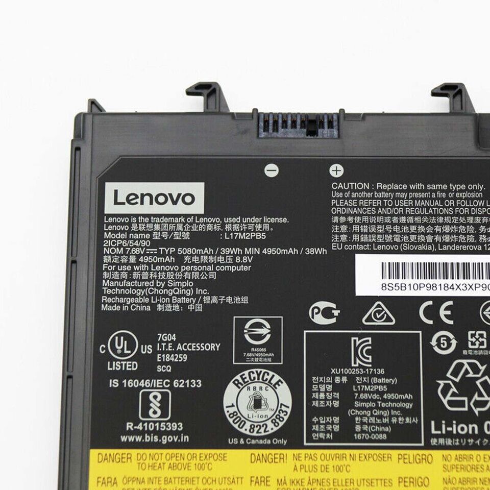 Lenovo Battery Pack for V330-14ARR V330-14IKB V330-14ISK L17M2PB5 New