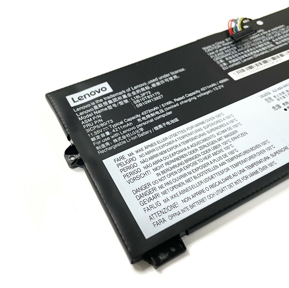 Lenovo Genuine Battery Pack ThinkPad X390 Yoga G1 05CD 07CD L18L3P72