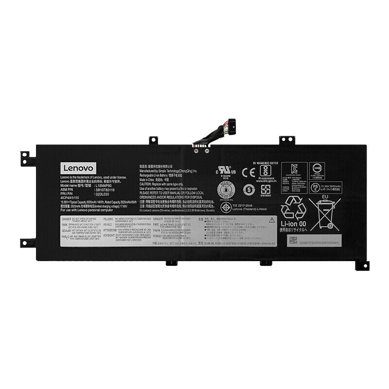 Lenovo Genuine Battery Pack ThinkPad Yoga L13 G1/2 Yoga S2 G2 L18M4P90