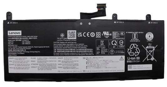 New Genuine Laptop Battery Pack for Lenovo ThinkPad X13s Gen 1 G1 21BX 21BY 2022 L21D4P75 L21C4P73 L21M4P76 5B10W51878 5B10W51879 5B10W51880 SB10W51979 SB10W51980 SB10W51981 Original 7.74V 49.5Wh 6396mAh