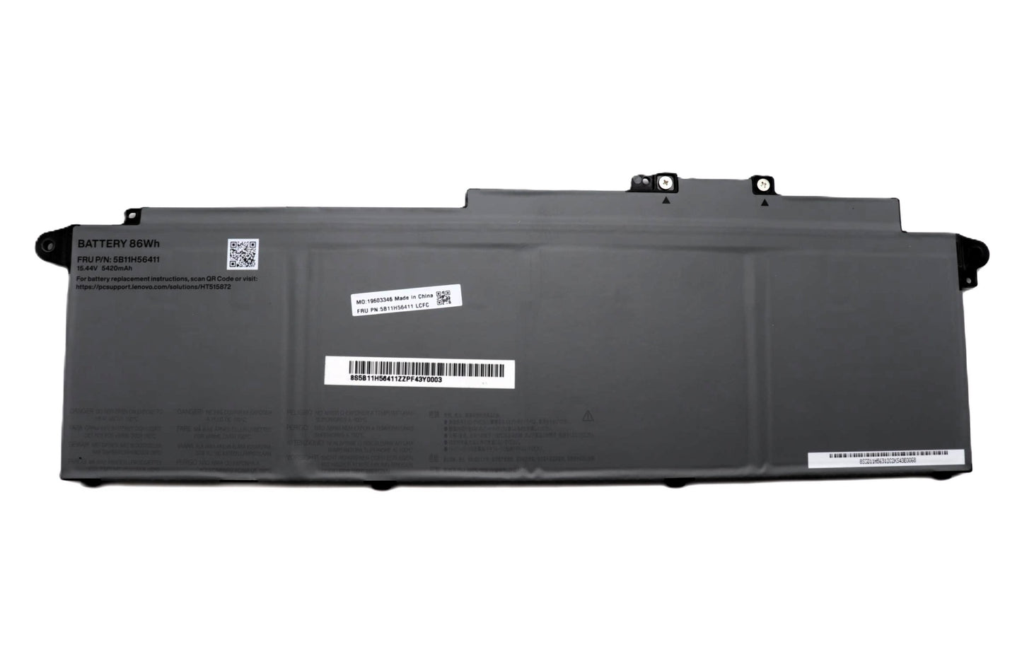 New Genuine Laptop Battery Pack for Lenovo ThinkPad T16 Gen 3 G3 21MN 21MQ ThinkPad T16 Gen 4 G4 21QE 21QF 21QN 21QQ ThinkPad P16s Gen 4 G4 21RX 21RY 21QR 21QS L23C4P72 L23M4P71 5B11H56411 5B11H56412 Original Battery Pack 15.44V 86Wh 5570mAh 4-Cell
