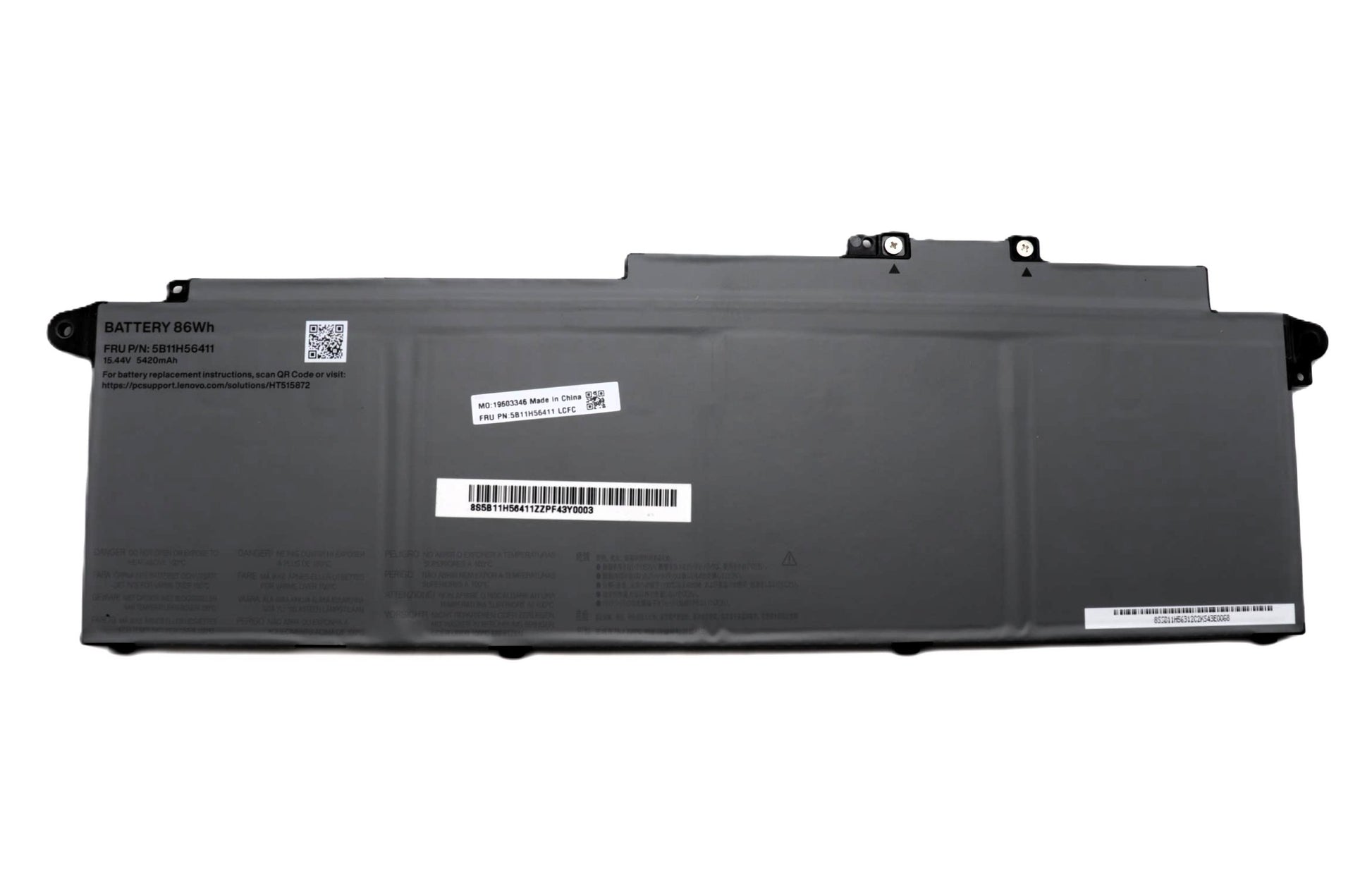 New Genuine Laptop Battery Pack for Lenovo ThinkPad T16 Gen 3 G3 21MN 21MQ ThinkPad T16 Gen 4 G4 21QE 21QF 21QN 21QQ ThinkPad P16s Gen 4 G4 21RX 21RY 21QR 21QS L23C4P72 L23M4P71 5B11H56411 5B11H56412 Original Battery Pack 15.44V 86Wh 5570mAh 4-Cell