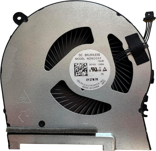 New Laptop CPU Processor Cooling Fan for HP Omen 15-DH 15T-DH TPN-C143 L64443-001 L57329-001 L57330-001 L64444-001 L64445-001 L87237-001 ND8CC01-18L04 ND8CC01-18L06 DC12V