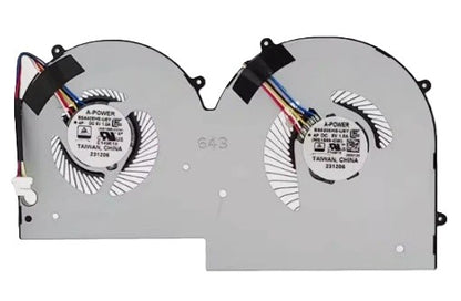 New Laptop Dual CPU GPU Cooling Fan for MSI Summit A16 AI Plus A3HMTG AI+ A3HMx MS-1595 BS4405HS-U6Y BS5205HS-U6Y DC5V