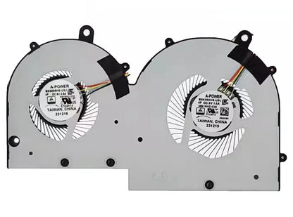 MSI Laptop Dual CPU GPU Cooling Fan for Modern 15 B12M MS-15H1 MS-15H2 Summit E16 Al Evo MS-1595 BS5205HS-U5L BS5205HS-U6Y BS4405HS-U6Y MS15H2-CCW MS15H2-CW New