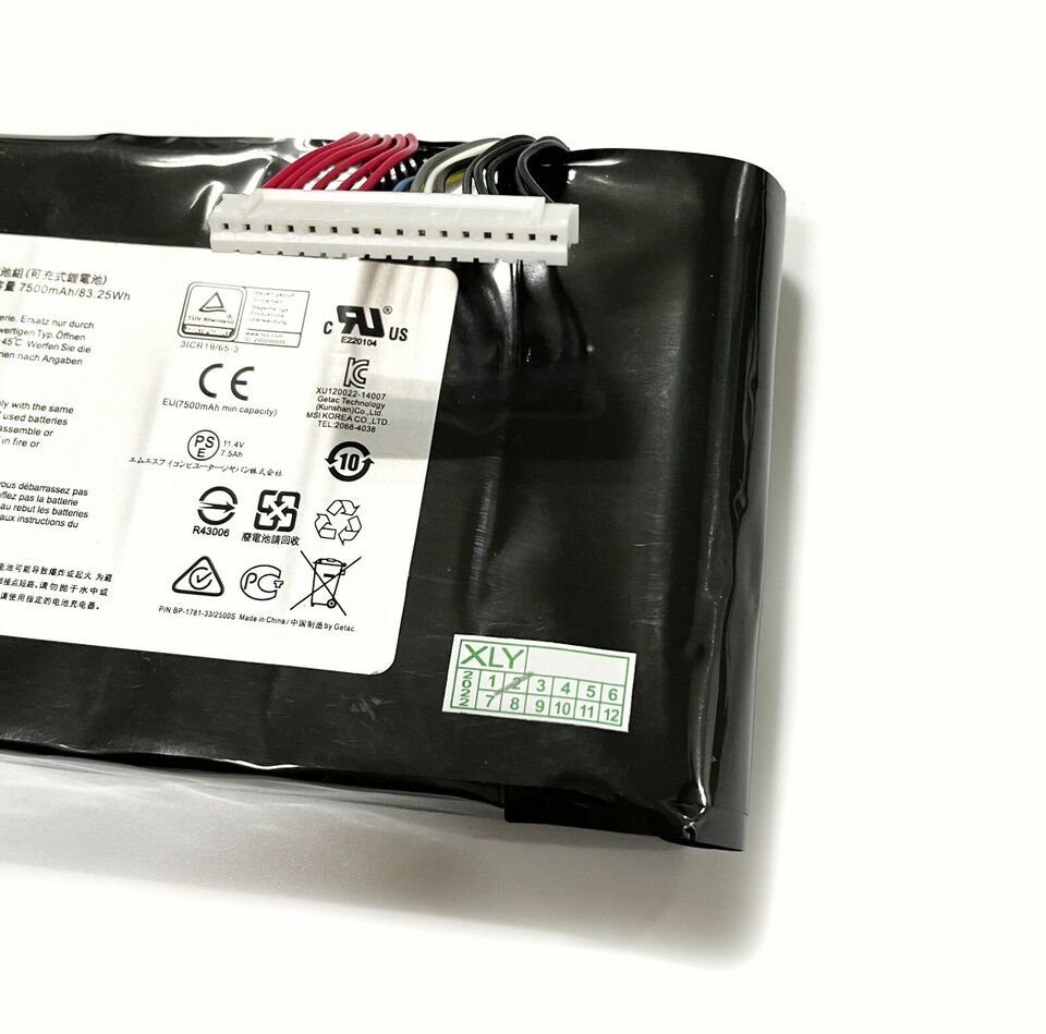 MSI Genuine Battery GT72 GT72S GT72S GT72VR GT80 GT80S WT72 BTY-L77