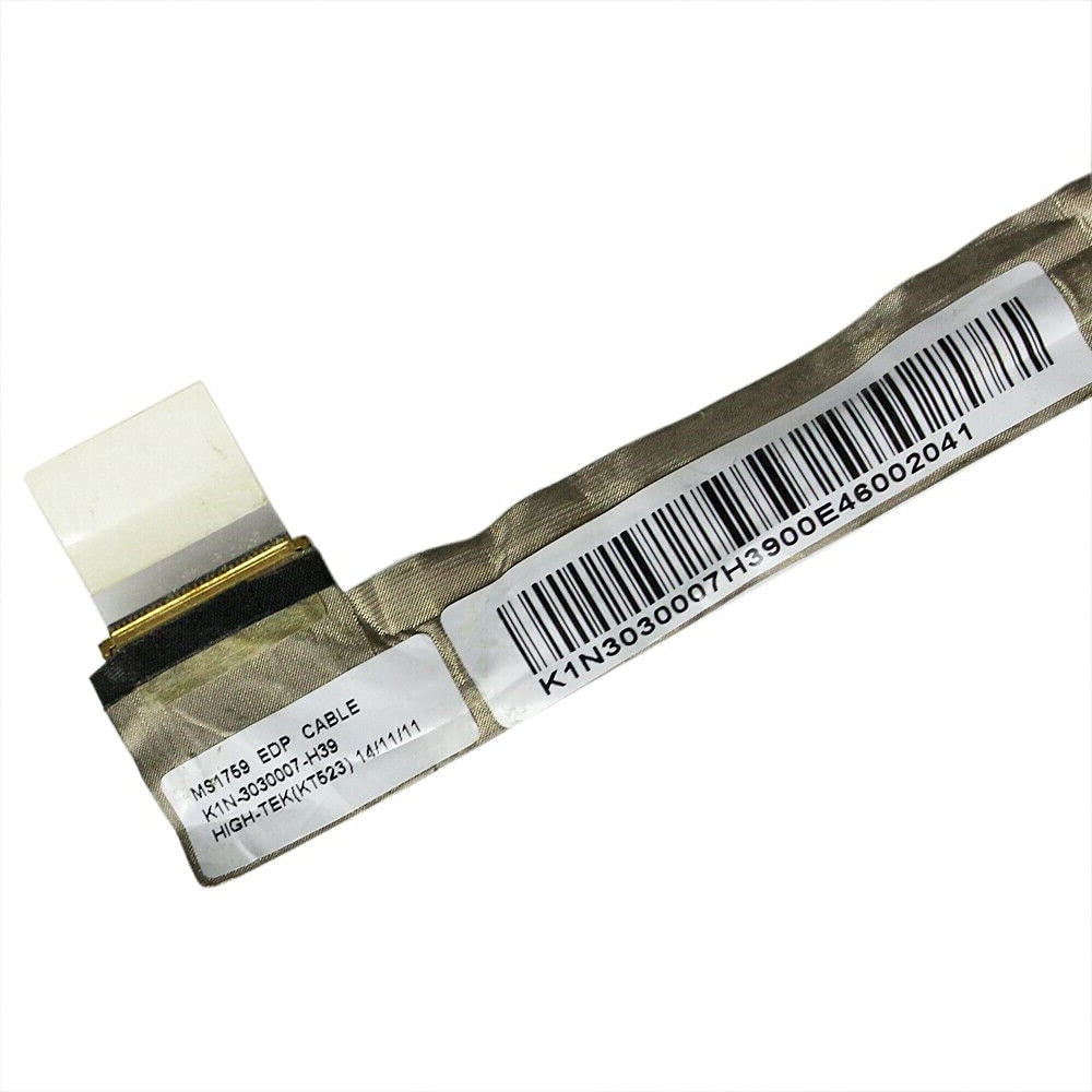 MSI New LCD LED LVDS EDP Display Video Screen Cable 30-Pin GE70 MS1759 MS-1759 K1N-3030007-H39