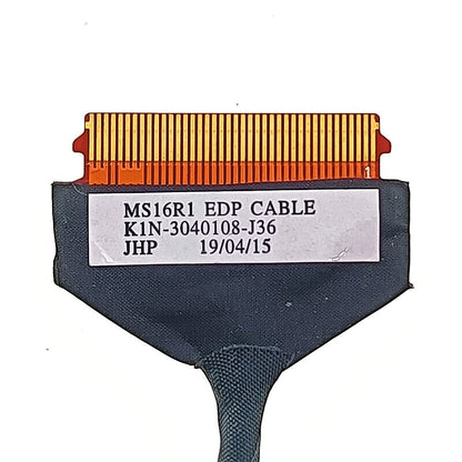 MSI LCD EDP Display Video Cable GF63 GF65 MS16R1 MS16R3 MS16R4 MS16R5 MS-16R1/16R3/16R4/16R5 K1N-3040108-J36 K1N-3040108-H39