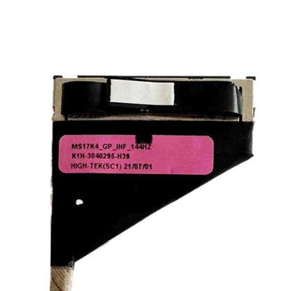MSI Laptop LCD LED LVDS EDP Display Video Screen Cable 144/165/240Hz 40-Pin for GE76 GP76 MS17K1 MS17K2 MS17K4 MS-17K1 MS-17K2 MS-17K4 K1N-3040295-H39 K1N-3040238-H39 K1N-3040238-H58 New