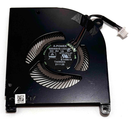 New Laptop CPU Processor Cooling Fan for MSI Creator Z16 A11UET MS-1571 MS-1572 BS4505HS-U4W 1572-CPU-4P DC5V
