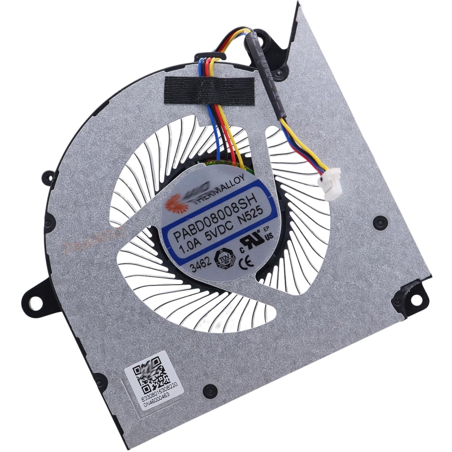 MSI Laptop CPU Processor Cooling Fan for MS-15P2 MS-17T2 Creator M16 HX C14V C14VEG Sword 16 HX B14V B14VFKG C14V C14VEG PABD08008SH-N525 New 5VDC