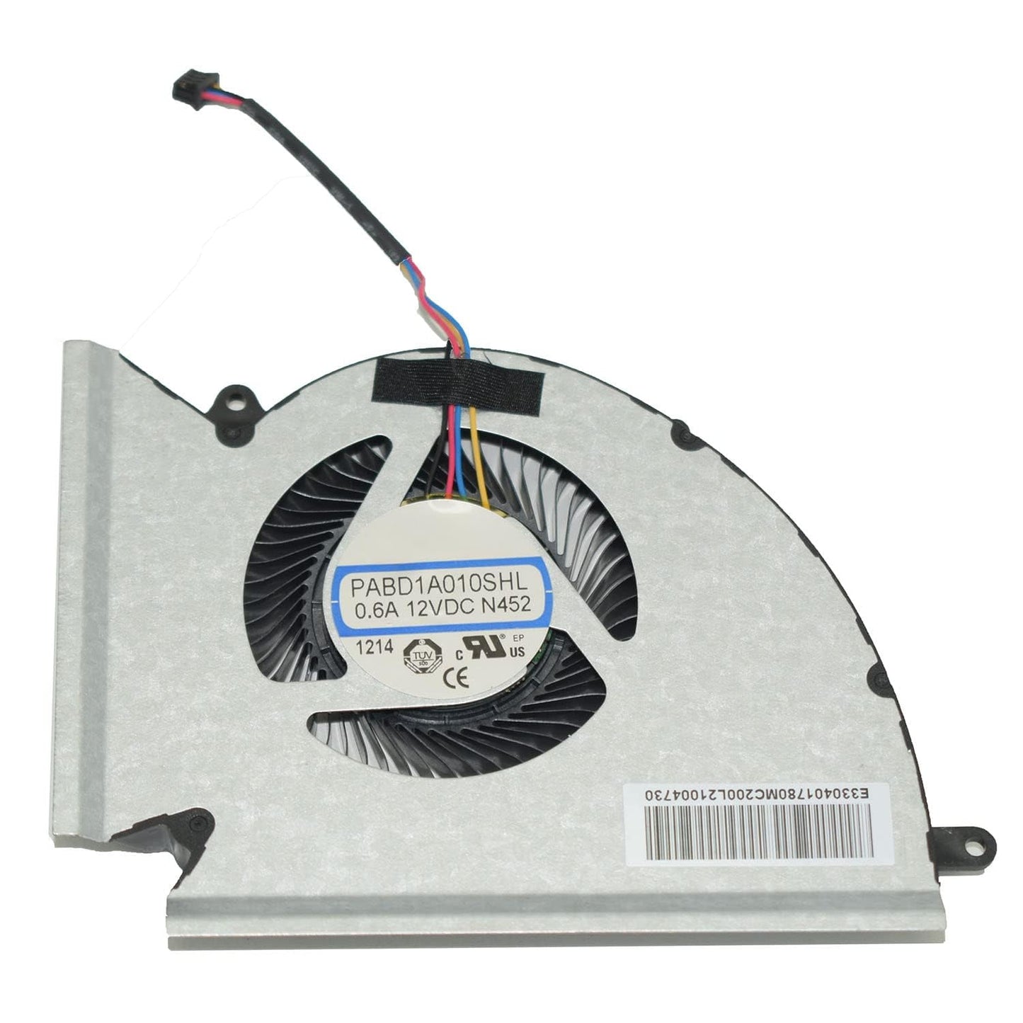 MSI Laptop GPU Cooling Fan for MS-17K2 MS-17K3 MS-17KK Alpha 17 C7V GP76 C7VG Leopard 11UG GE76 Dragon Tiamat 10UG Raider 10UH WE76 PABD1A010SHL-N452 New GPU Graphics VGA Video Cooling Fan 12VDC
