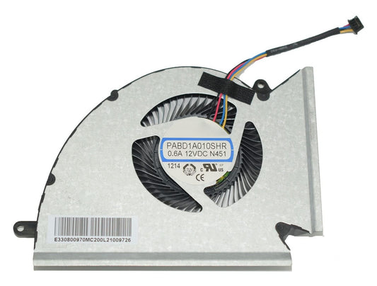 New Laptop CPU Processor Cooling Fan for MSI MS-17K2 MS-17K3 MS-17KK Alpha 17 C7V GP76 Leopard 11UG GE76 Dragon Tiamat 10UG Raider 10UH WE76 Alpha 17 C7VG C7VF PABD1A010SHR-N451 12VDC