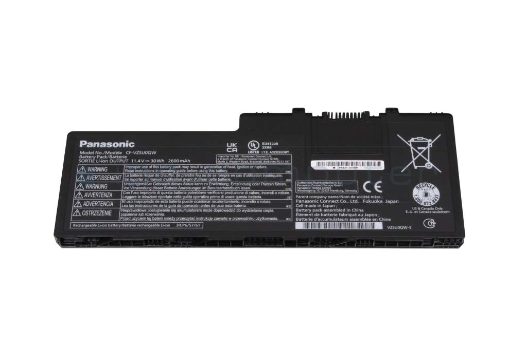 Panasonic Battery Pack for ToughBook CF-20 Toughpad FZ-A2 - CF-VZSU0QW